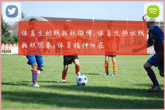 体育生的贱狗奴微博,体育生热议贱狗奴现象,体育精神何在