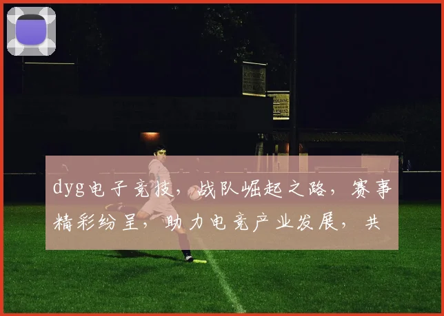 dyg电子竞技，战队崛起之路，赛事精彩纷呈，助力电竞产业发展，共创辉煌未来。
